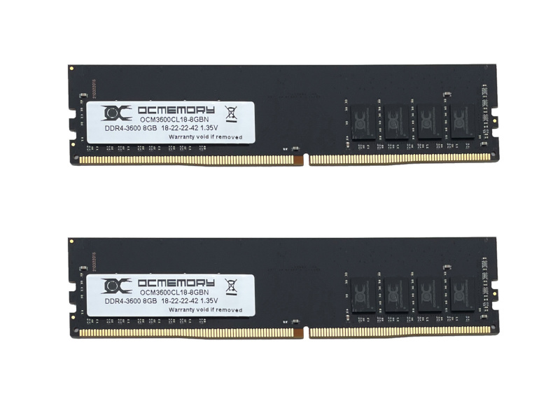 OCM3600CL18D-16GBN （DDR4-3600 CL18 8GB×2）