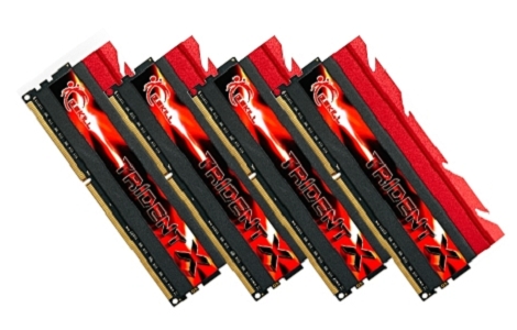 G.Skill F3-2400C10Q-32GTX (DDR3-2400 CL10 8GB×4)