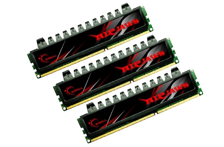 G.SKILL F3-16000CL9T-6GBRH （DDR3-2000 CL9 2GB×3）