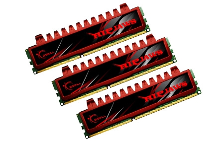 G.SKILL F3-12800CL9T-12GBRL （DDR3-1600 CL9 4GB×3）