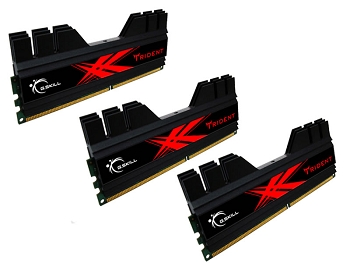 G.SKILL F3-16000CL9T-6GBTDD (DDR3-2000 CL9 2GB×3)