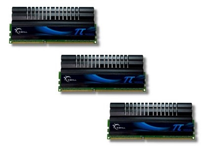 G.SKILL F3-12800CL6T-6GBPI （DDR3-1600 CL6 2GB×3）