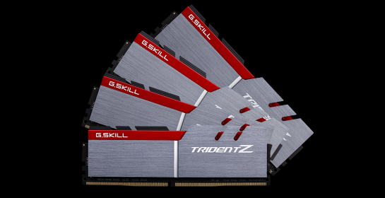 G.Skill F4-3466C16Q-16GTZ (DDR4-3466 CL16 4GB×4)