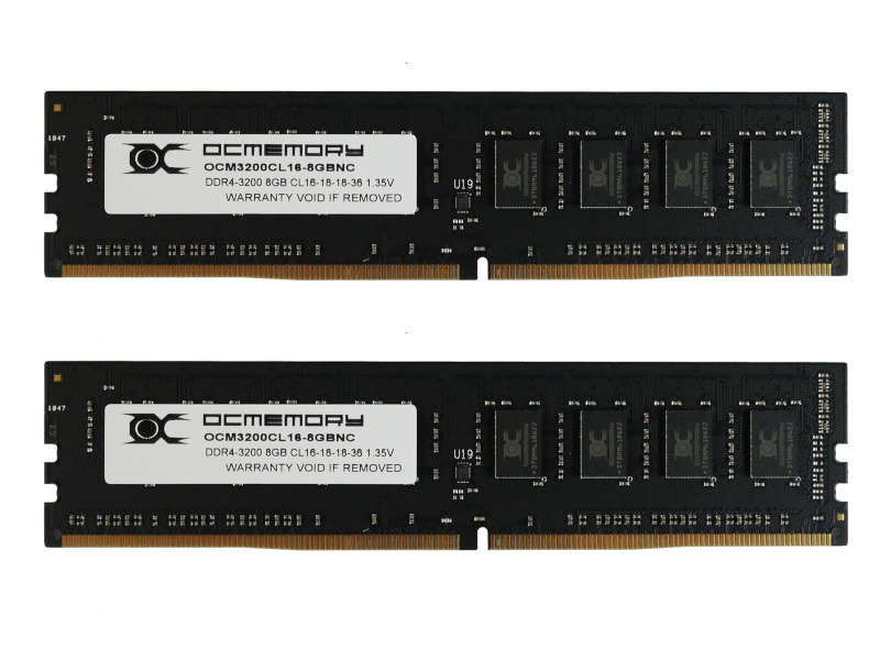 OCM3200CL16D-16GBNC （DDR4-3200 CL16 8GB×2）