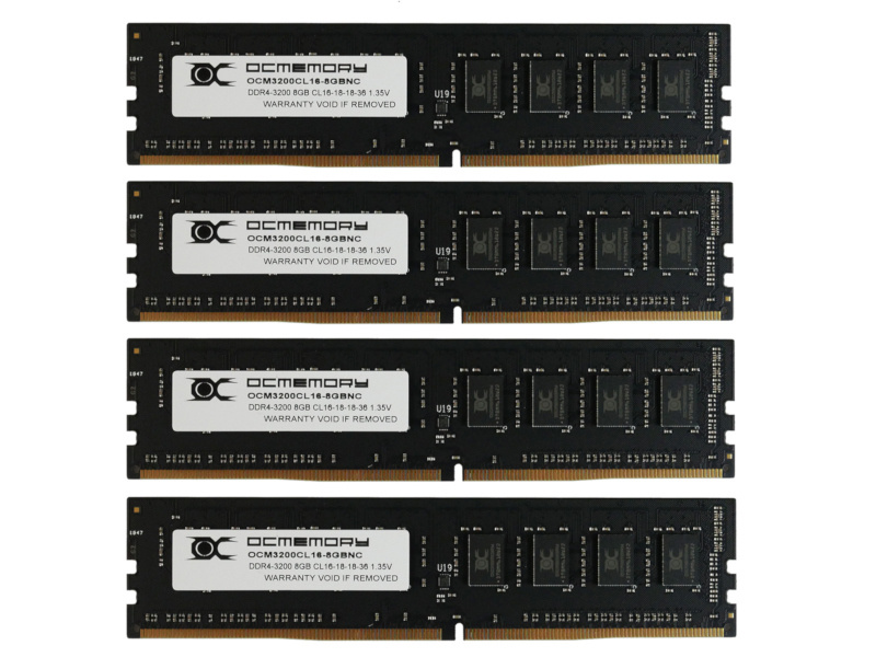 OCM3200CL16Q-32GBNC （DDR4-3200 CL16 8GB×4）