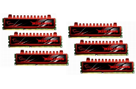 G.SKILL F3-10666CL9T2-24GBRL （DDR3-10666 CL9 4GB×6）