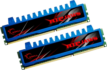 G.SKILL F3-10666CL8D-4GBRM （DDR3-1333 CL8 2GB×2）