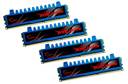 G.SKILL F3-12800CL7Q-8GBRM （DDR3-1600 CL7 2GB×4）