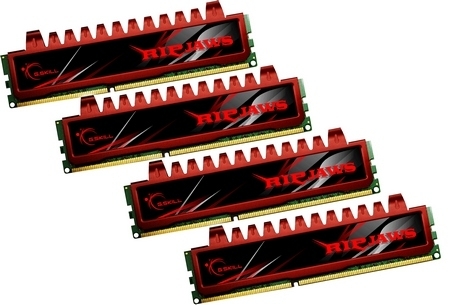 G.SKILL F3-12800CL9Q-8GBRL （DDR3-1600 CL9 2GB×4）