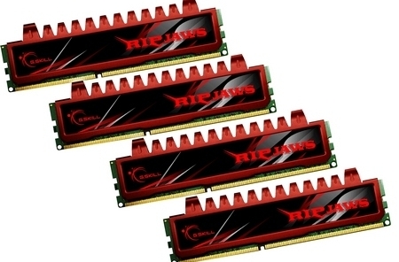 G.SKILL F3-12800CL9Q-16GBRL （DDR3-1600 CL9 4GB×4）