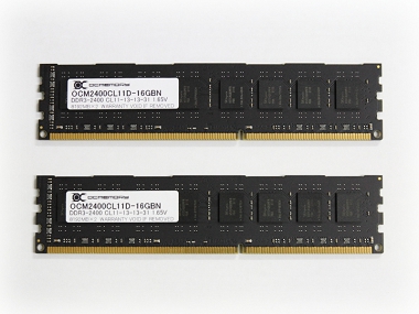 OCM2400CL11D-16GBN （DDR3-2400 CL11 8GB×2）