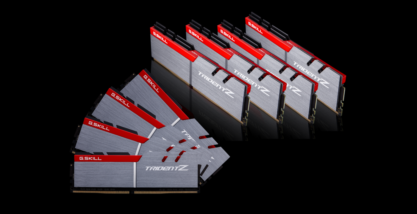 G.Skill F4-3000C14Q2-64GTZ (DDR4-3000 CL14 8GB×8)