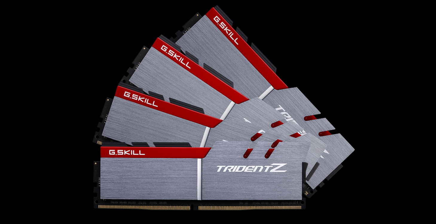 G.Skill F4-3333C16Q-32GTZ (DDR4-3333 CL16 8GB×4)