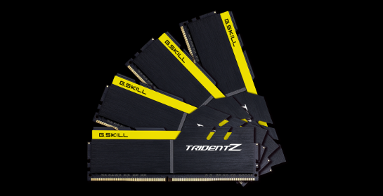 G.Skill F4-3200C16Q-32GTZKY (DDR4-3200 CL16 8GB×4)