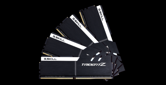 G.Skill F4-3200C16Q-32GTZKW (DDR4-3200 CL16 8GB×4)