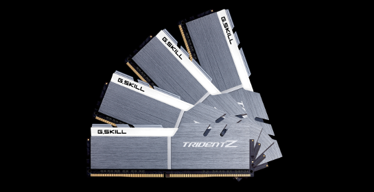 G.Skill F4-3200C16Q-32GTZSW (DDR4-3200 CL16 8GB×4)