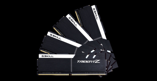 G.Skill F4-3300C16Q-32GTZKW (DDR4-3300 CL16 8GB×4)