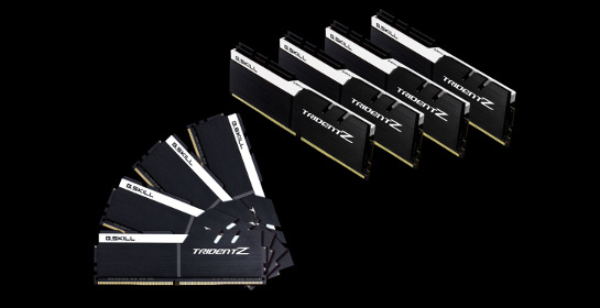 G.Skill F4-3466C16Q2-64GTZKW (DDR4-3466 CL16 8GB×8)