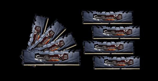 G.Skill F4-2933C16Q2-64GFX (DDR4-2933 CL16 8GB×8)